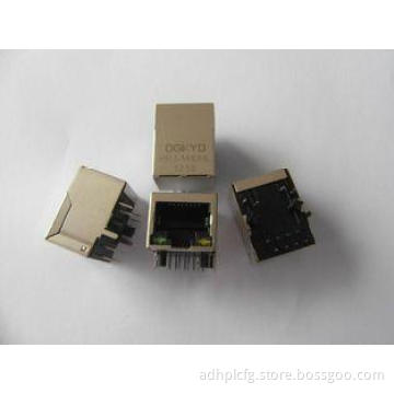 IEEE 10/100BASE Network RJ45 Modular Connector With Front A
